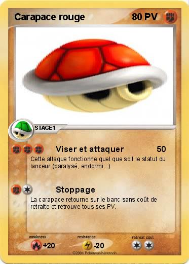 Pokemon Carapace rouge