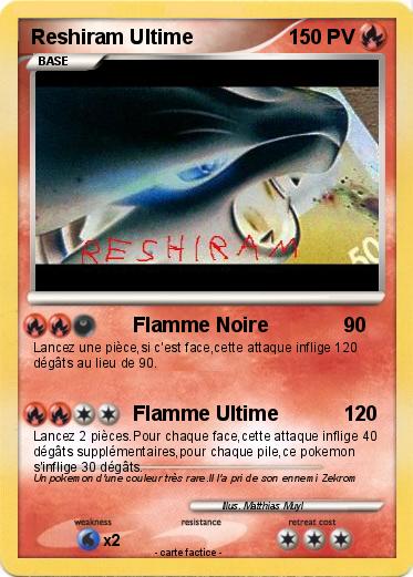 Pokemon Reshiram Ultime