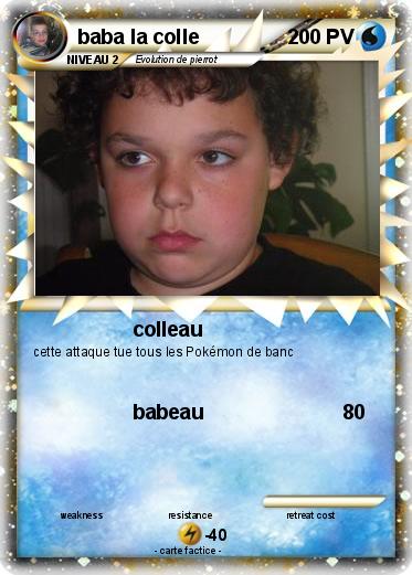 Pokemon baba la colle