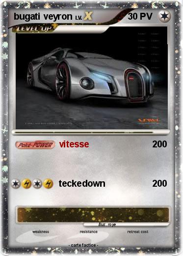 Pokemon bugati veyron