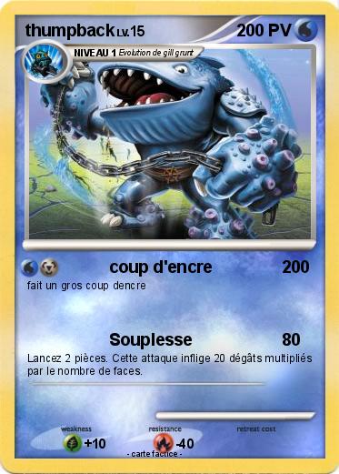 Pokemon thumpback