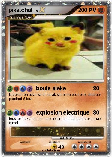 Pokemon pikatchat