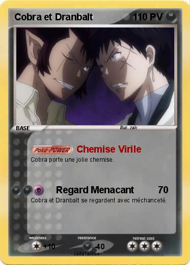 Pokemon Cobra et Dranbalt