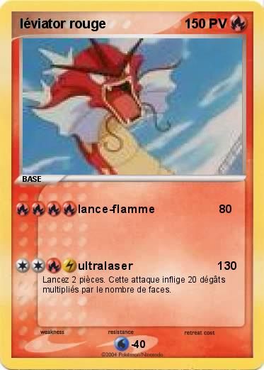 Pokemon léviator rouge