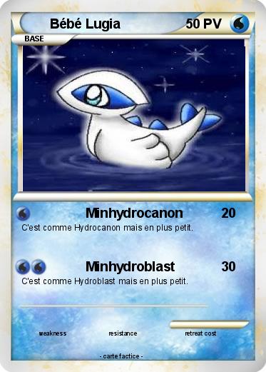 Pokemon Bébé Lugia