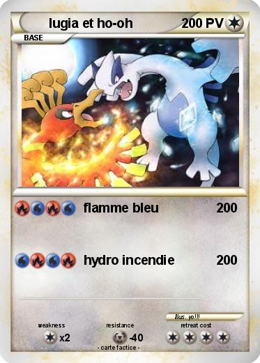 Pokemon lugia et ho-oh