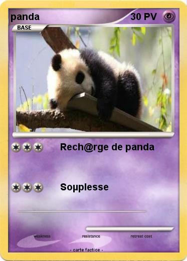 Pokemon panda