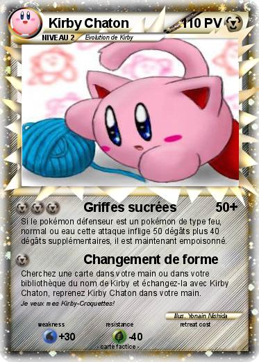 Pokemon Kirby Chaton