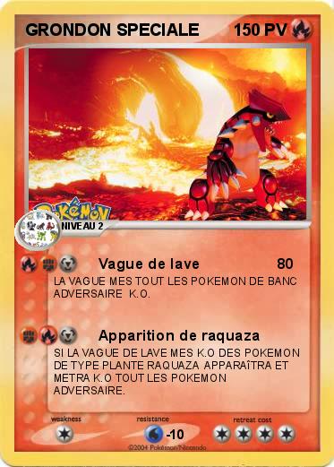 Pokemon GRONDON SPECIALE
