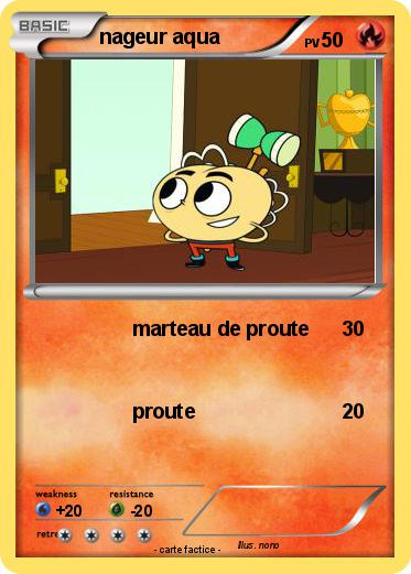 Pokemon nageur aqua