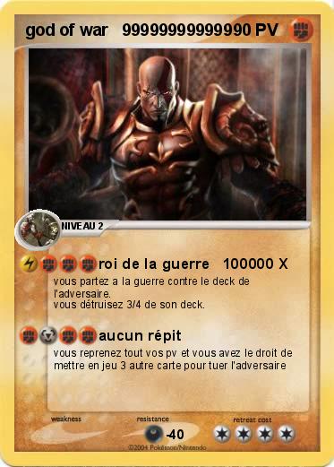 Pokemon god of war   999999999999