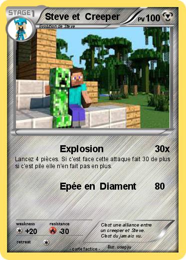 Pokemon Steve et  Creeper