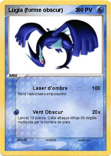 Pokemon Lugia (forme obscur)        2
