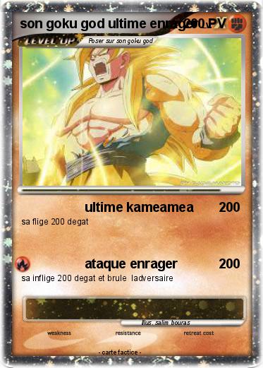 Pokemon son goku god ultime enrager
