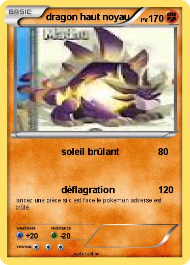 Pokemon dragon haut noyau