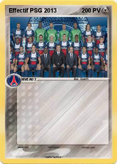 Pokemon Effectif PSG 2013