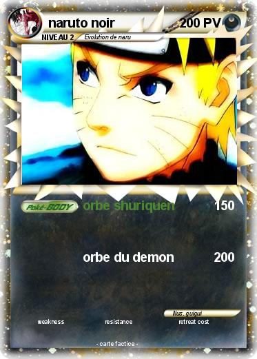 Pokemon naruto noir