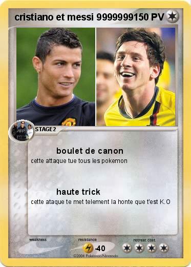 Pokemon cristiano et messi 9999999