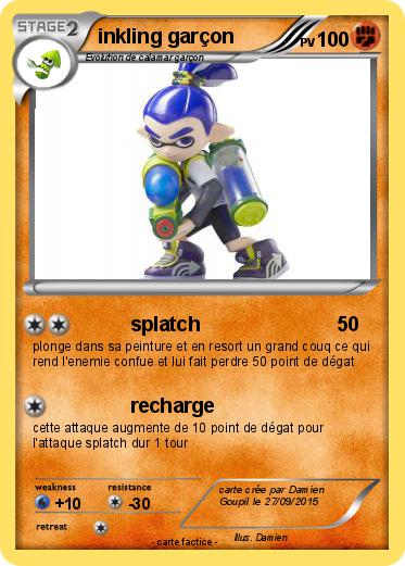 Pokemon inkling garçon