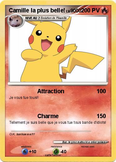 Pokemon Camille la plus belle!