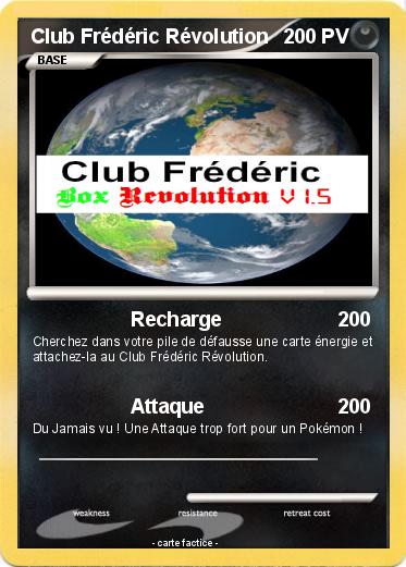 Pokemon Club Frédéric Révolution