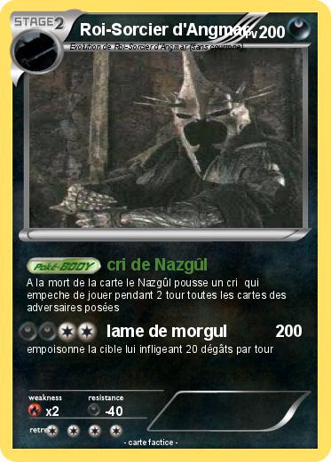 Pokemon Roi-Sorcier d'Angmar