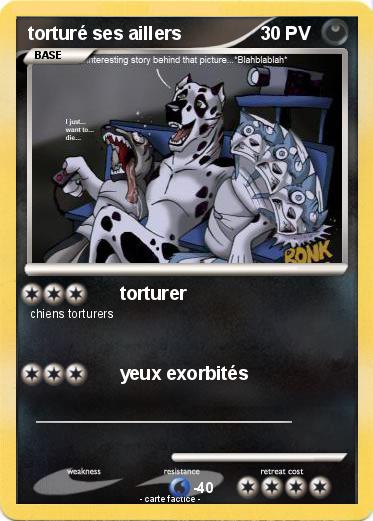 Pokemon torturé ses aillers
