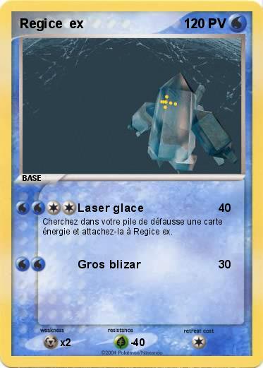 Pokemon Regice  ex