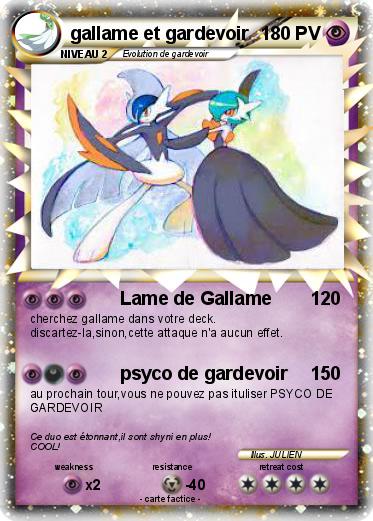 Pokemon gallame et gardevoir