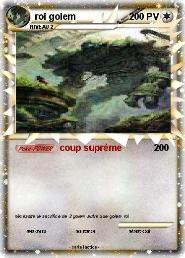 Pokemon roi golem