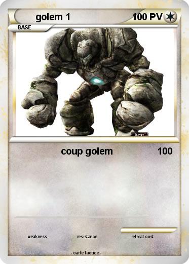 Pokemon golem 1