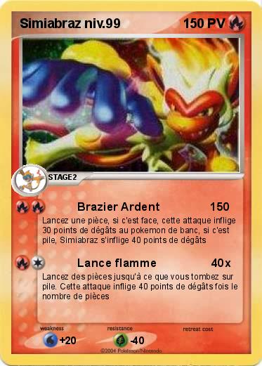 Pokemon Simiabraz niv.99