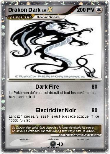 Pokemon Drakon Dark