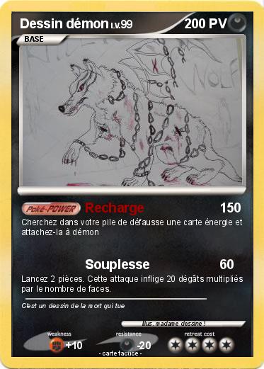 Pokemon Dessin démon