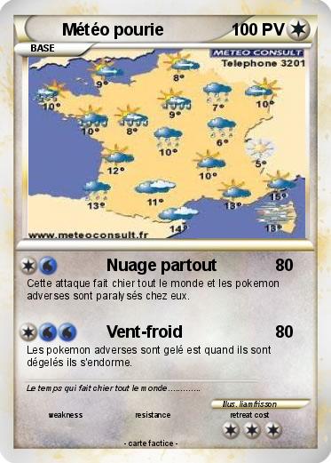 Pokemon Météo pourie