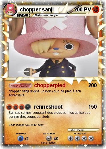 Pokemon chopper sanji