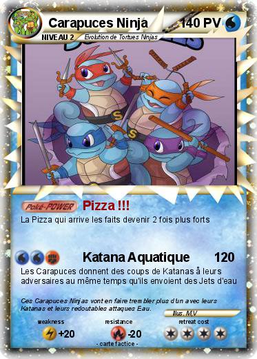 Pokemon Carapuces Ninja