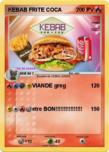 Pokemon KEBAB FRITE COCA