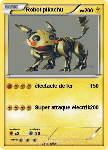 Pokemon Robot pikachu