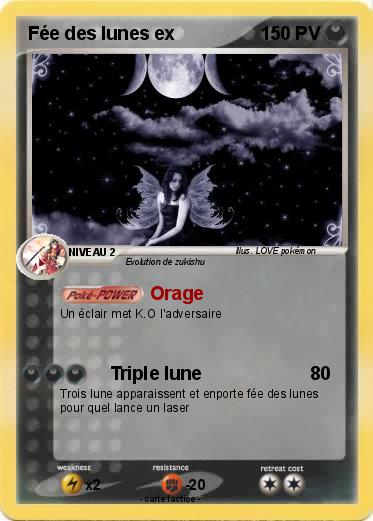 Pokemon Fée des lunes ex