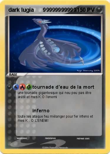Pokemon dark lugia      99999999999          