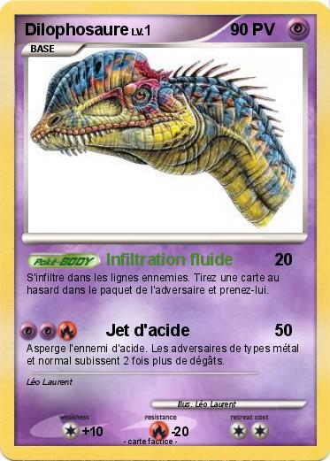 Pokemon Dilophosaure