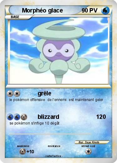 Pokemon Morphéo glace