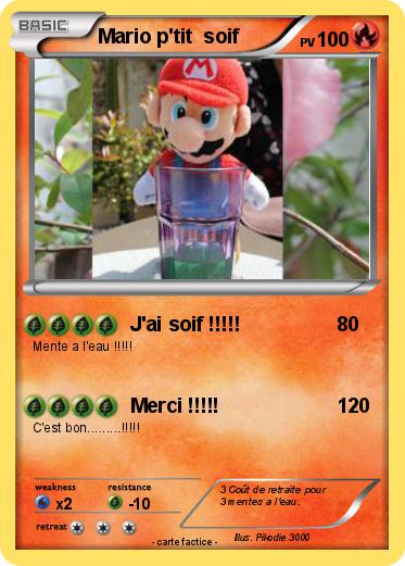 Pokemon Mario p'tit  soif