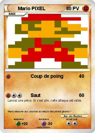 Pokemon Mario PIXEL
