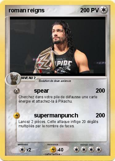 Pokemon roman reigns