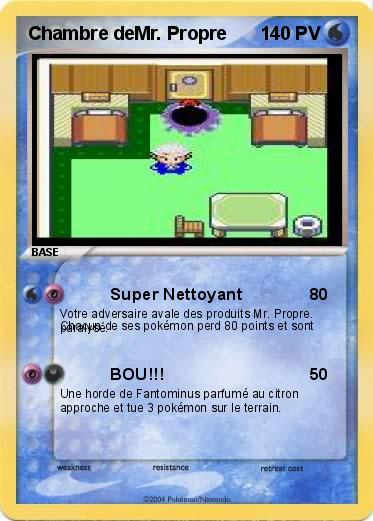 Pokemon Chambre deMr. Propre