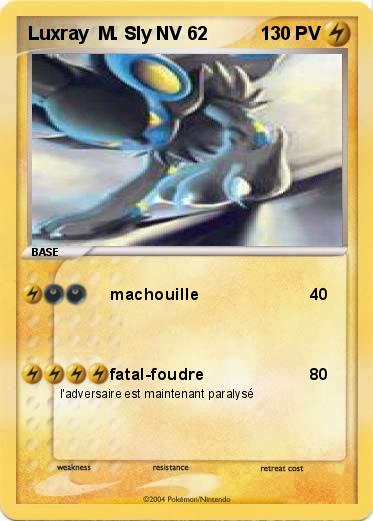 Pokemon Luxray  M. Sly NV 62