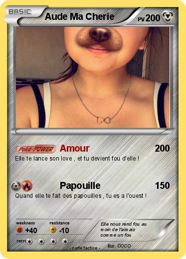 Pokemon Aude Ma Cherie