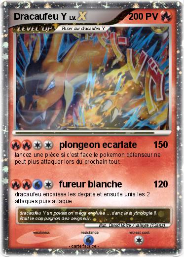Pokemon Dracaufeu Y